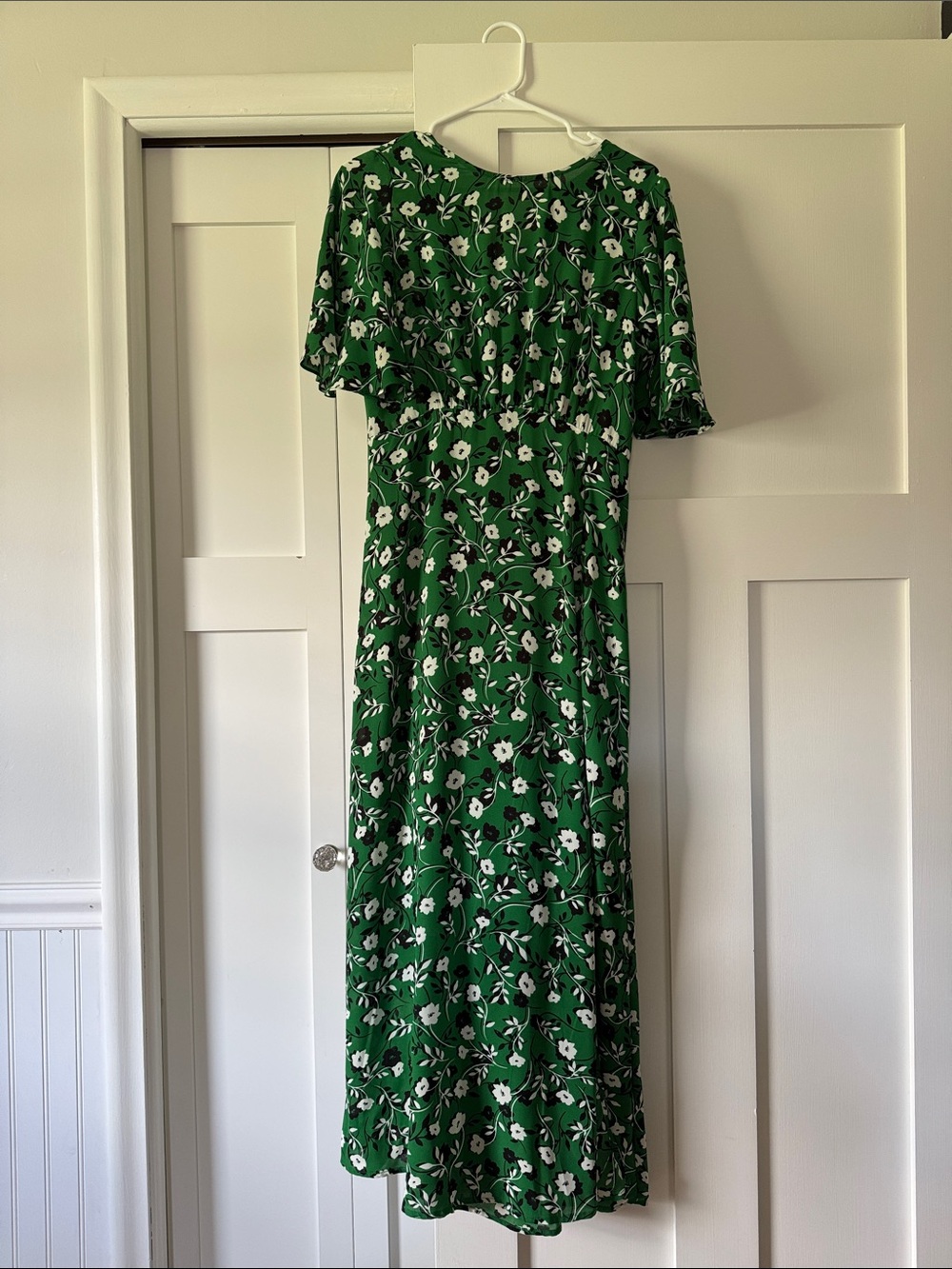 Green Floral Maxi Dress